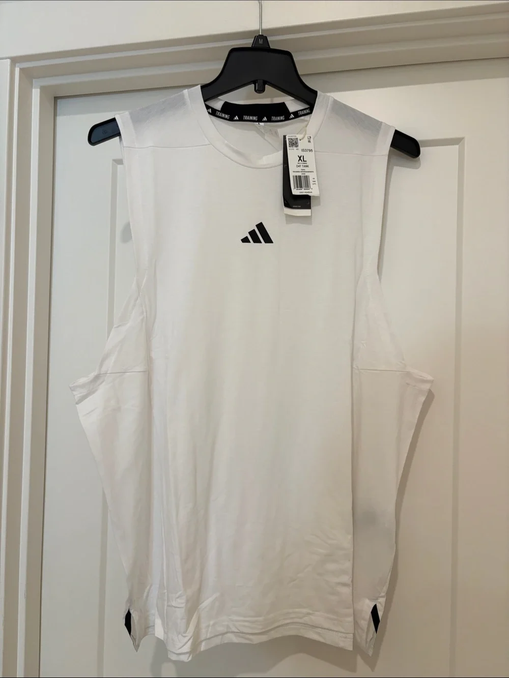 NWT [adidas] Designed For Training Workout Sleeveless Tank Top in White Men’s XL